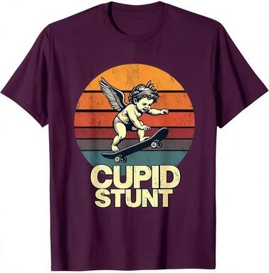20256Cupid Men's Pure Cotton T-Shirt | Comfortable High Quality Beach & Party Wear