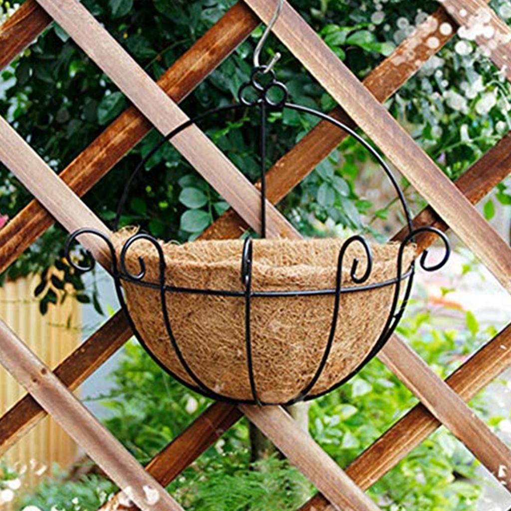 10/12/14 Inch Inch Hanging Basket Liner Round Coconut Liners for Planter 100% Natural Coco Basket Replacement Liners Cushion