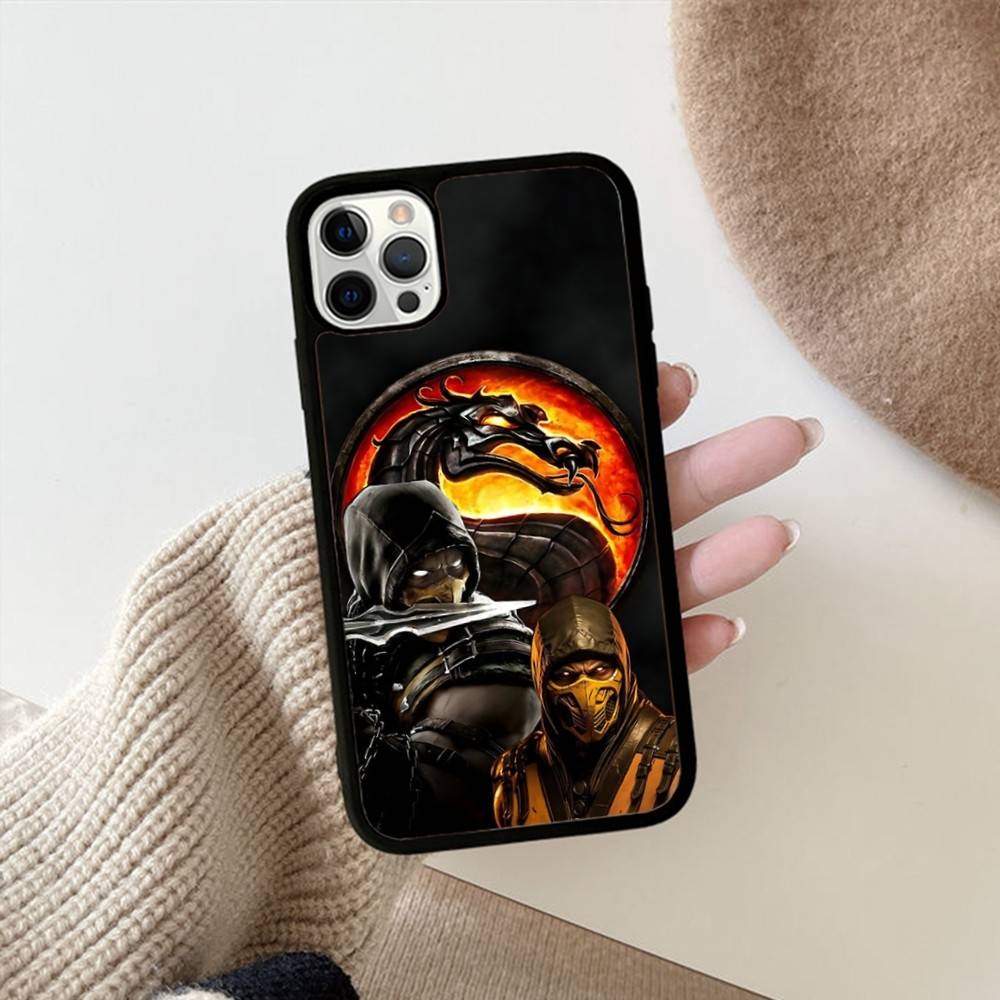Classic Vintage M-Mortal K-Kombat For Iphone 17 Air 16 15 14 13 12 11 Pro Max TPU+PC Plus Shockproof Back Phone Cover
