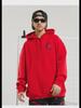 Men's Autumn Fashion Hooded Sweatshirt, National Trend, Plus Size (8XL), Velvet Lined, Couples Jacket.