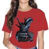 Alien Thriller Movie Tshirt For Unisex Girl 4xl Xenomorph Soft Summer Tee T Shirt High Quality Loose