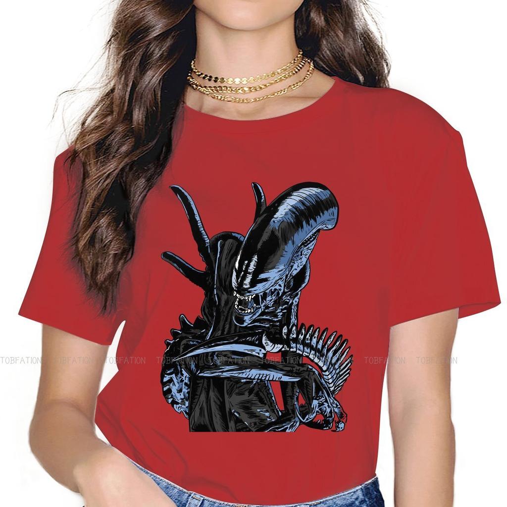 Alien Thriller Movie Tshirt For Unisex Girl 4xl Xenomorph Soft Summer Tee T Shirt High Quality Loose