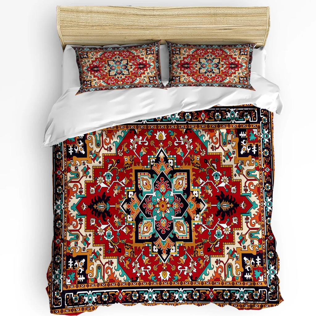 Hummingbird Hibiscus Flower Retro Bedding Set 3pcs Duvet Cover Pillowcase Kids Adult Quilt Cover Double Bed Set Home Textile