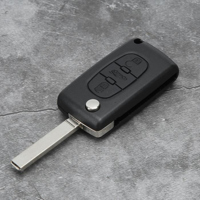 Dilwe 3-button Remote Key Shell for Peugeot 207 307 407 308 607