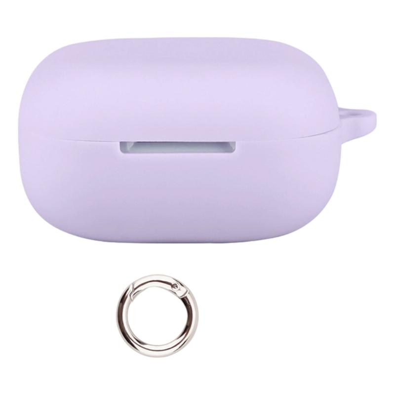 Flexible Guard Silicone Protective Case Housing For R60i NC Earphone Shockproof Cover Scratch Resistant Sleeve Daily Use фиолетовый