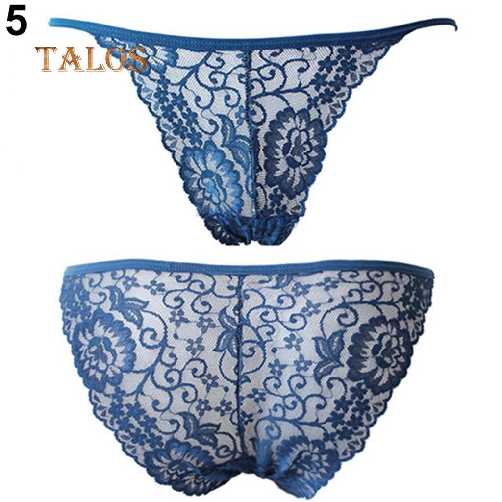Talos Women's Sexy Lace G-string See Through Briefs Panties Thongs Underwear Knickers
