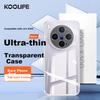 KOOLIFE Vivo X300 Phone Case Full Coverage Lens Protection Transparent Soft Skin-Friendly Anti-Fingerprint Back Cover