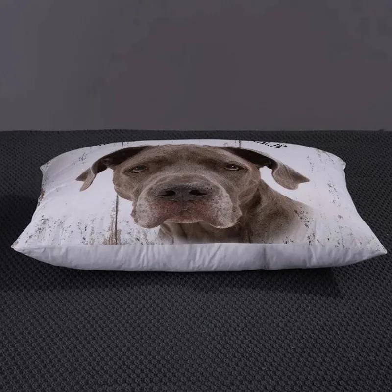 1PC 45*45cm Nette Hund Yorkie Kissen Fall Mops Kissen Sofa Auto Bett Sofa Kissen Fall Schlafzimmer dekoration Kissen Abdeckung