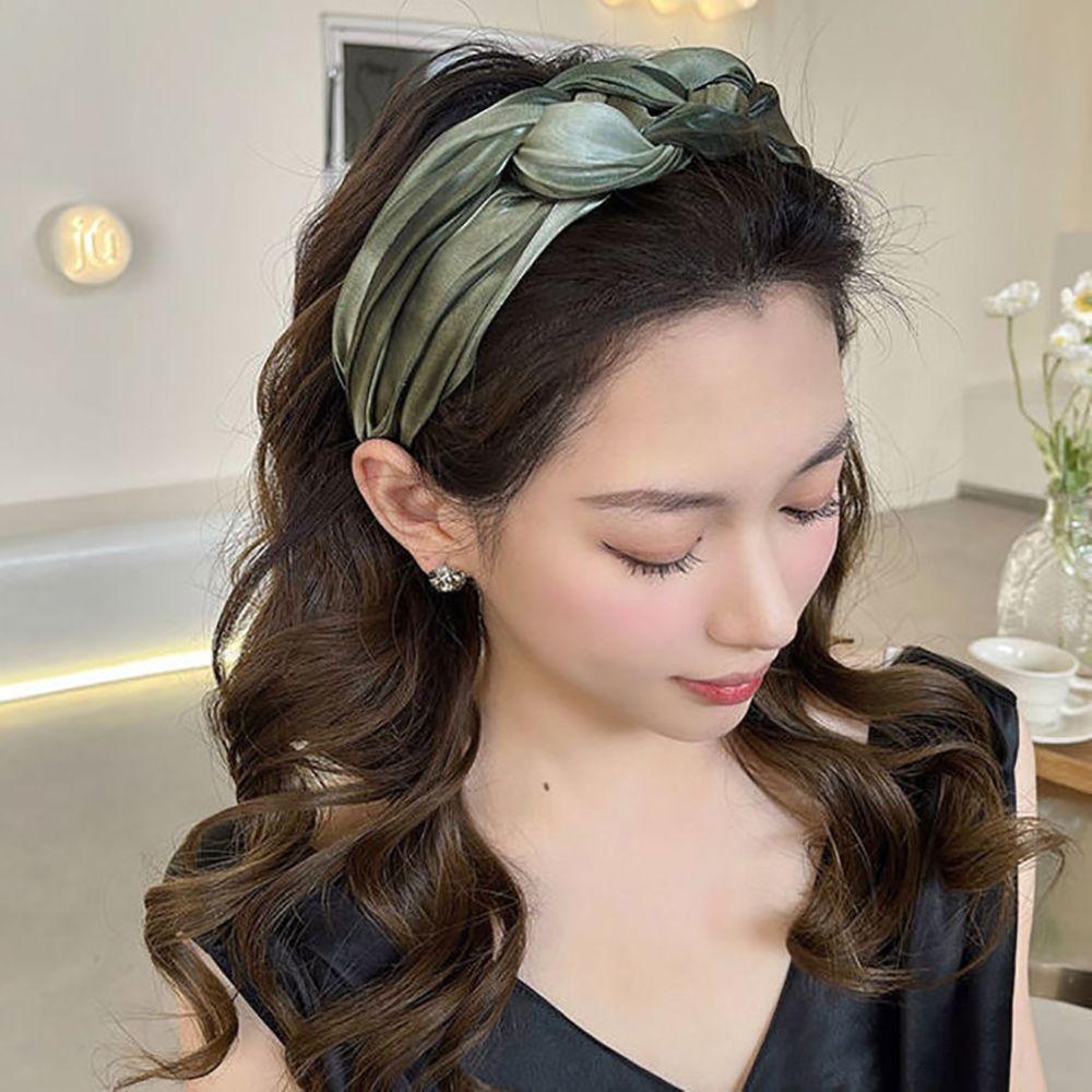 Headdress Mesh Korean Style Headband Twisted Braid Hair Hoop Women Headband Hair Accessories