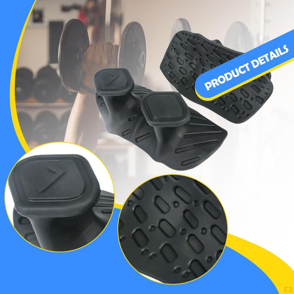2 Pieces Weight Lifting Grips Barbell Bar Pads Hand Protection Gym for Exercise