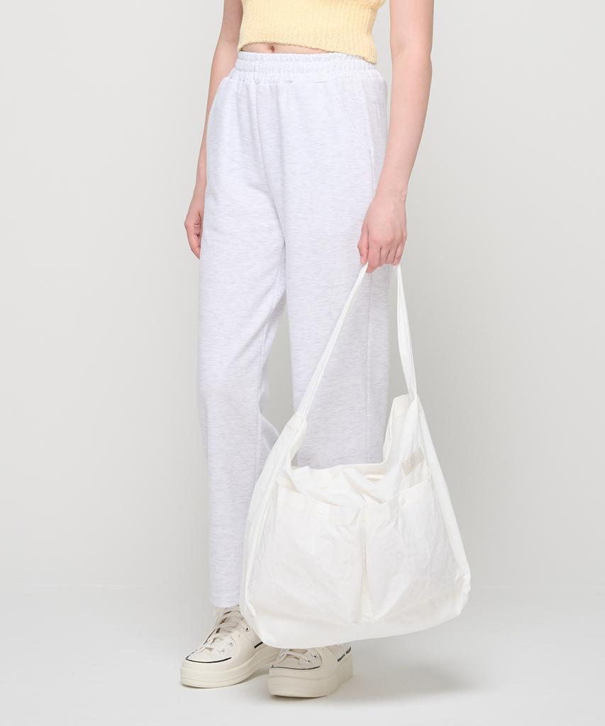 Roidesrois Exactly Two-Pocket Summer Shoulder Bag (Ivory)