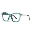 Vintage Oversized Cat Eye Anti Blue Light Reading Glasses Women Men Finished Presbyopia Eyeglasses Customized Prescription Glass