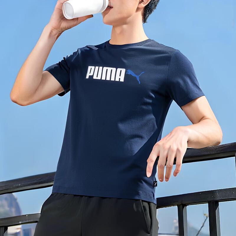PUMA Men s Casual Short Sleeve T-Shirt L