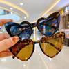 Heart-shaped Kids Sunglasses UV400 Protection Vintage Style Cute Full Rim Eyewear for Girls Boys Outdoor Sun Glasses