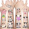 New Colorful Cow Tattoo Stickers Waterproof Party Party Gift Funny Fun Face Stickers