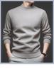 Men's Thick Velvet Knit Sweater - Winter Warm Half-High Collar Base Layer