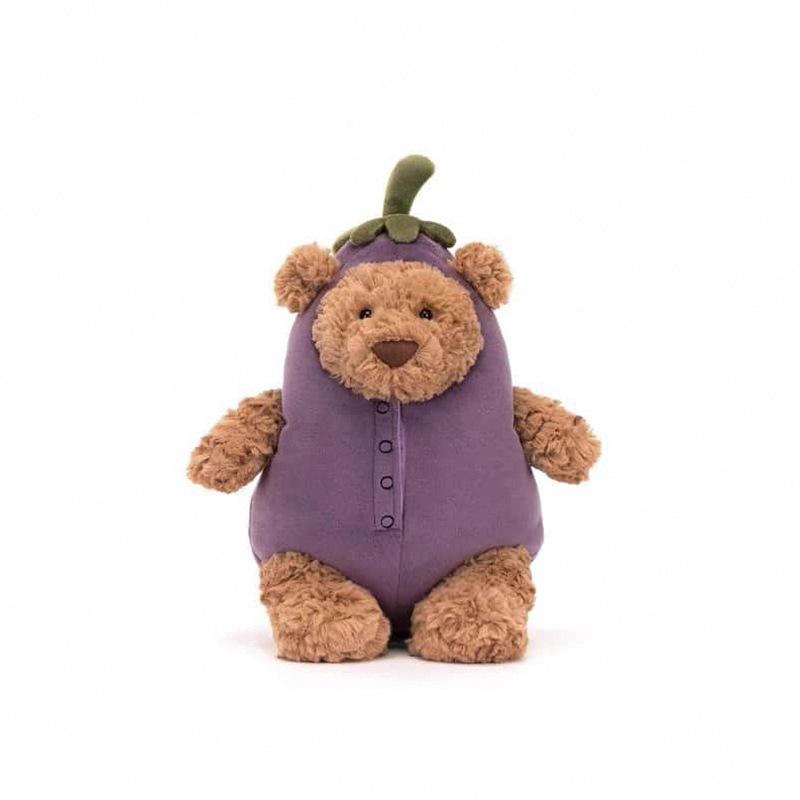 Мягкая игрушка Jellycat Медведь Барселона - Успокаивающий плюшевый мишка, подарок, набитое животное, с подарочной коробкой 28cm