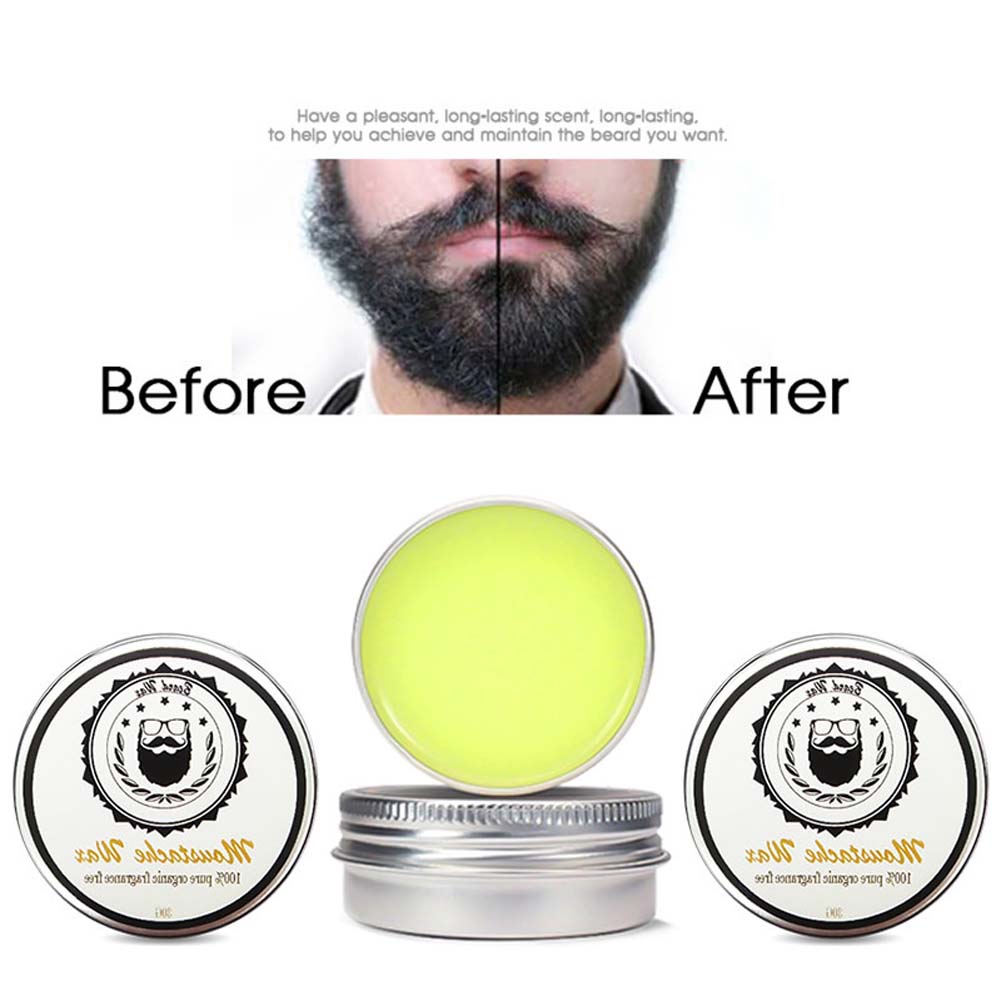 Men S Beard Care Set Contains Cream Oil Double Sided Comb Brush Scissors 5 Pcs Set