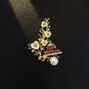 Plum Blossom Loft Forbidden City-style Ancient and Elegant Hanfu Flower Accessories Brooch