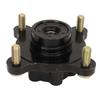 17mm Front Hub Flange Rustproof High Hardness Front Wheel Hub Flange with 4 M10 Bolts For 110cc 150cc 250cc Go Kart