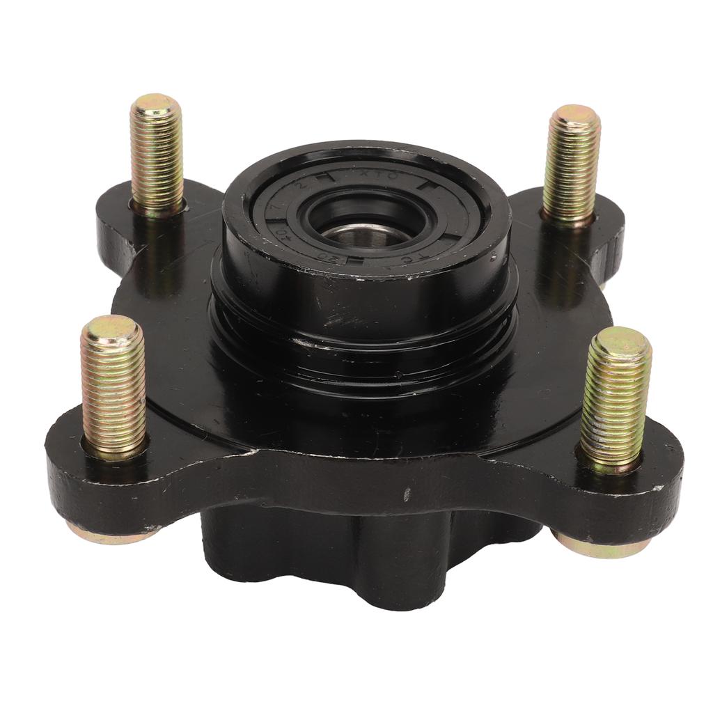 17mm Front Hub Flange Rustproof High Hardness Front Wheel Hub Flange with 4 M10 Bolts For 110cc 150cc 250cc Go Kart