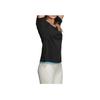 Adidas Solid Color Quick-Dry Breathable Crew Neck Short Sleeve Raglan T-Shirt Women Tops Black DU1323