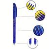 12-Pack Erasable Gel Pens, 0.5mm Blue with Refillable Ink, Magic Erasable Gel Pens with Full Barrel Tip, Heat-Erasable
