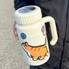 With Tea Strainer Stainless Steel Water Bottle Leak Proof Tea Cup Insulated Cup  Workplace Use
