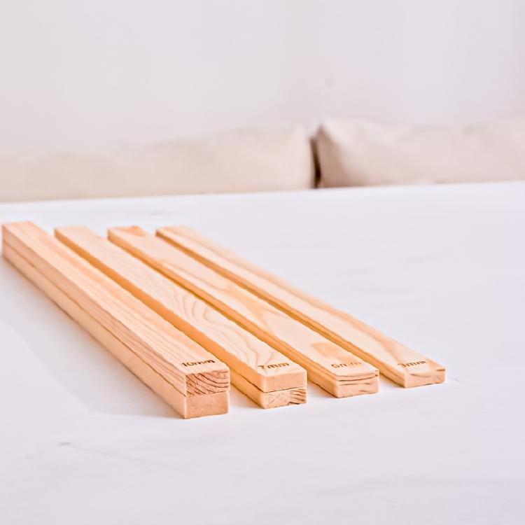 8 Stück 3/5/7/10 mm Rolllehren für Ton, Tonrollen, Holzplatten, Töpferwerkzeuge