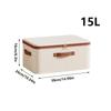 Large-capacity Cotton and Linen Clothing Storage Box, Zippered Garment Organizer, Foldable Wardrobe Drawer Storage Box