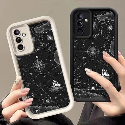 JT55 Cartes d'astronomie Realme C35 15 Huawei Honor 70 90 Lite Infinix Tecno itel Motorola Google Tous les modèles Yeux d'ange Coque de téléphone souple en TPU