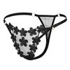 Women's Fashion Transparent Lace Open Crotch Sexy Panties Thong Color
