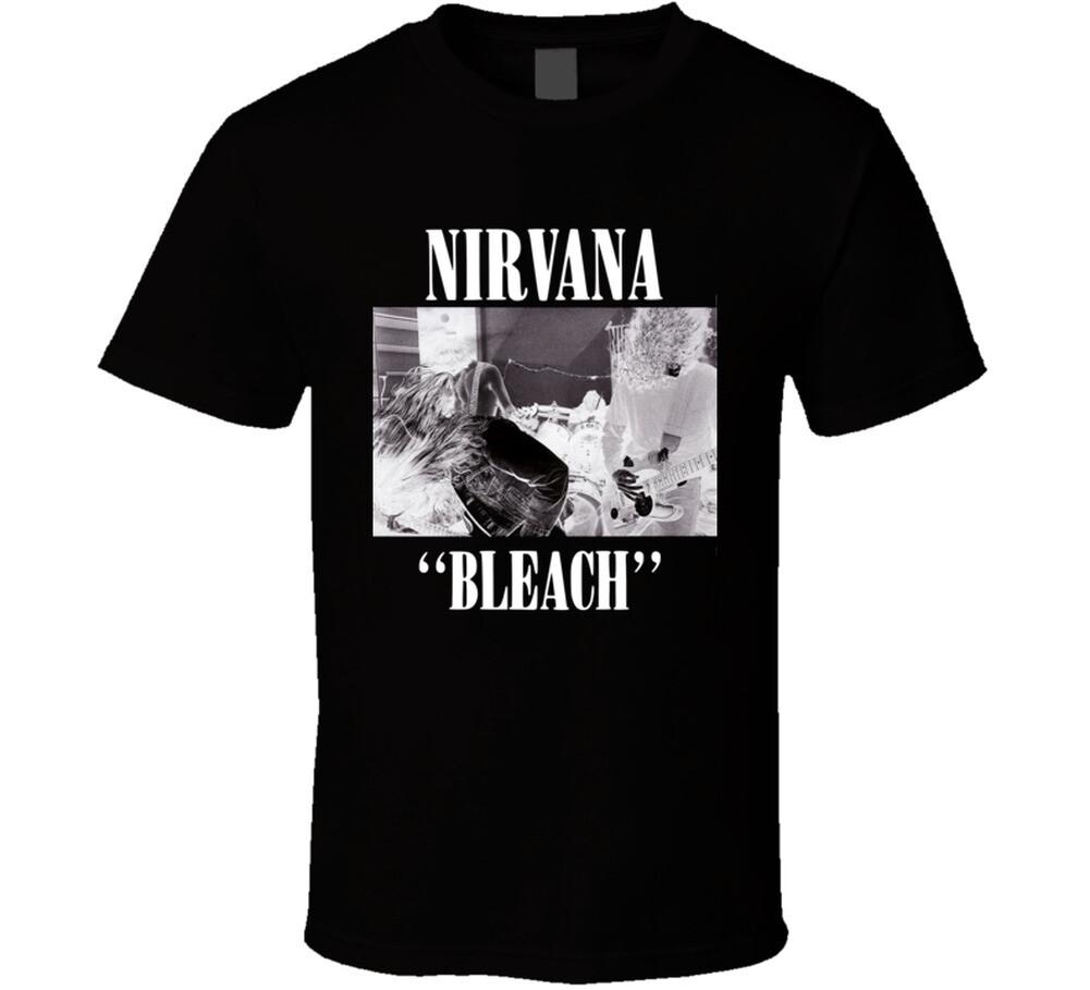Hot item 1989 Nirvana Bleach Album T Shirt Mens Womens Tees Top 2XL
