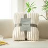 Flannel Blanket Stripe Bedspread Sofa Towel Car/Office/Travel Nap Blankets Home Soft Plaid Warm Bed Blanket Cobijas De Camas