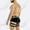 Men'S Fun Leather Shoulder Strap Chest Strap Garter Belt Sm Fun Bondage Belt Bundle Underwear Flirt Sex Toy