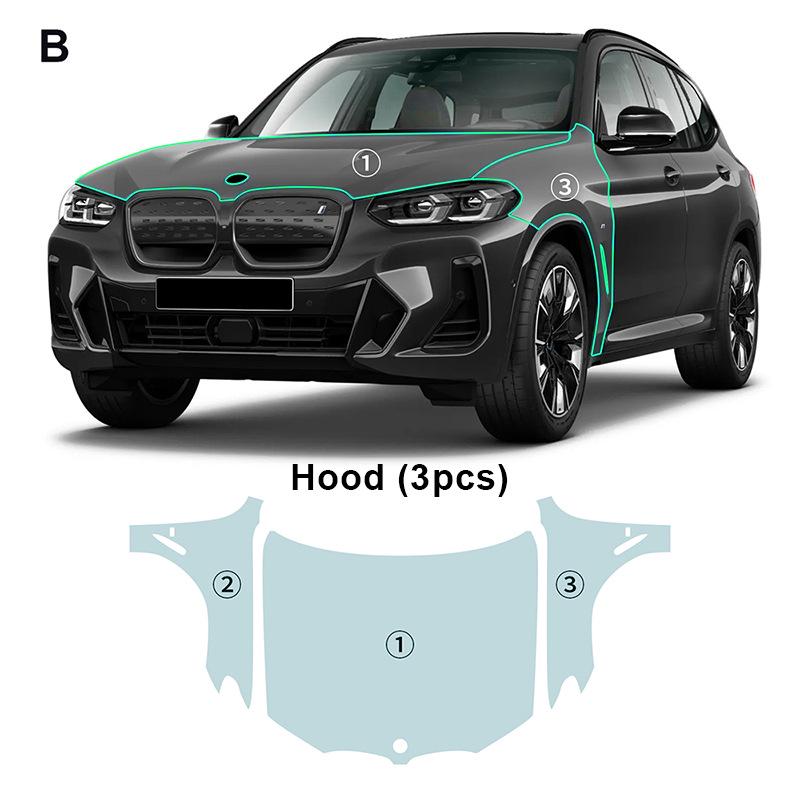 BMW iX3 M Sport TPU Paint Protection Film - Anti-Scratch & Brightening