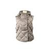 Large Pocket Hooded Padded Vest Lrwvt001