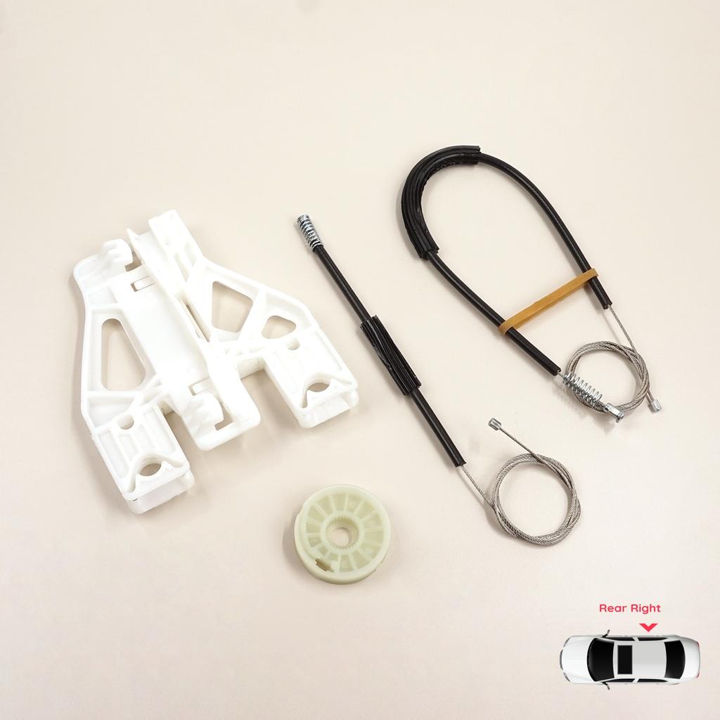 EWR5073 Electric Power Window Regulator Lifter Repair Kit Rear Right Door for  Q5 SQ5 8R 8RB 2008-2018 5-Door 8R0839462