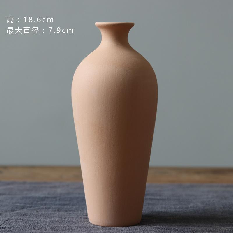 Unglazed Ceramic Vase Nordic Minimalist, Creative DIY Pottery for Home Decor, White Bisque Flower Holder Photo Prop