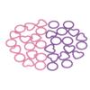 32Pcs Pink Purple Household Round Heart Type Knitting Stitch Markers Set Robust Crochet Stitch
