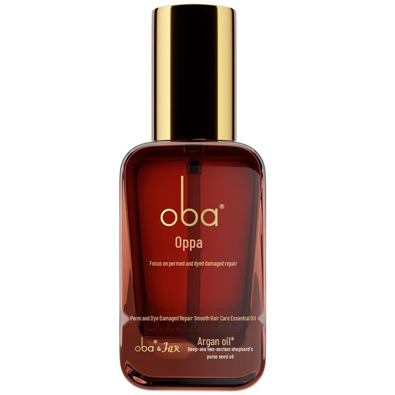 Oba Ou Ba Anti-Frizz Repair Hair Oil for Silky, Smooth Hair – Improves Dryness & Revives Damaged Hair from Perming and Dyeing.