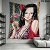 Anime One Piece Cartoon Wall Tapestry Aesthetic Wall Hanging Printed Fabric Blanket Decorative Tapestries For Bedroom Living Room Home Decor