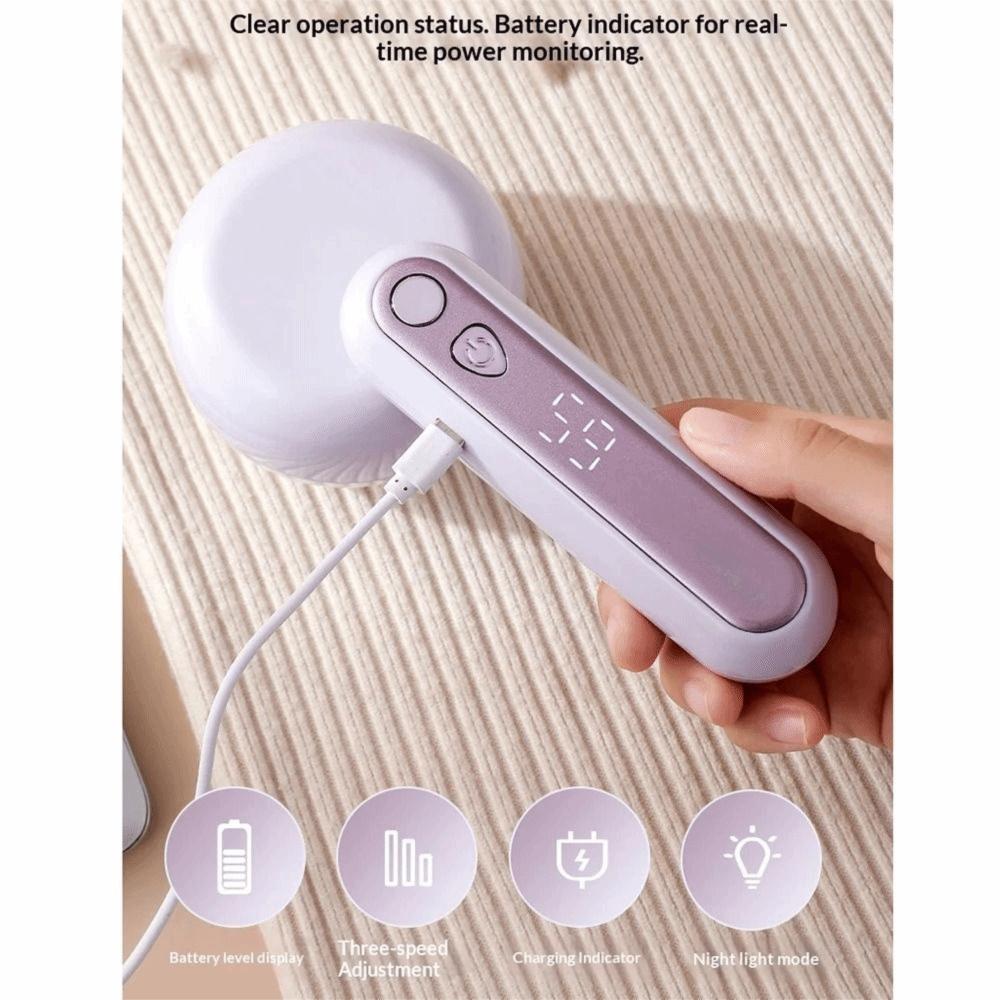 Digital Display Lint Shaver Foldable Handle Hairball Removal Machine  Clothing Maintenance