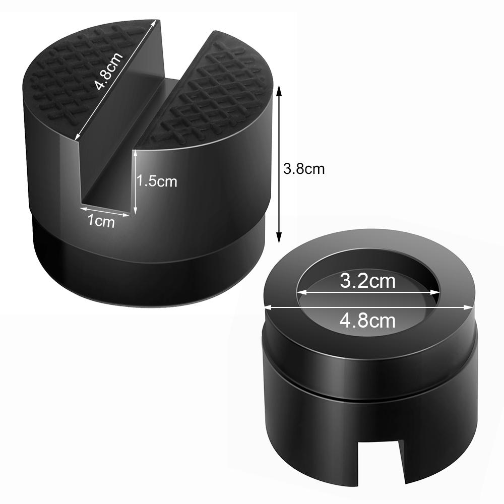 

Подставка для домкрата для автомобиля Резиновые накладки Колесная тележка Прорезной напольный адаптер для рельс Инструменты для ремонта Lexus Subaru Fiat Volvo