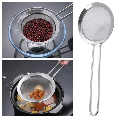 Stainless Steel Multifunctional Filter Spoon Draining Soup Skimmer Spoon  Restaurant