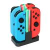 INNVO Power Dock Charger for Nintendo Switch 4 In 1 Switch Controller Charging Supports Charging Up To 4 Gamepads Black - Joy-Con Dock,