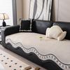 Summer Special-Shaped Ice Silk Sofa Cushion  New Irregular Straight Row Leather Sofa Mat Seat Cushion Non-Slip Cover Cloth Towel