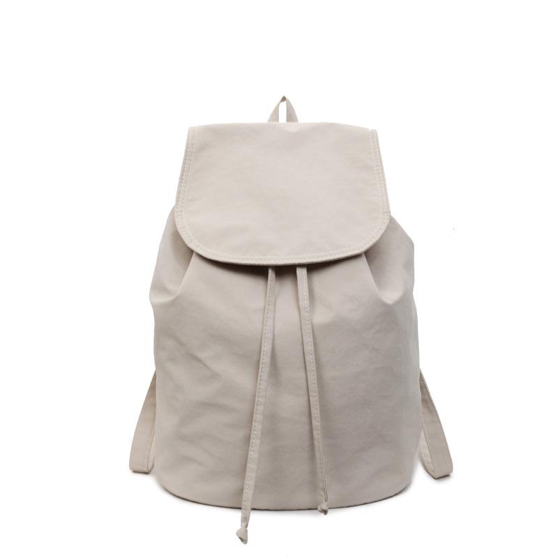 Einfarbiger Rucksack Damen Pendler Tasche Studenten Schultasche Outdoor Rucksack