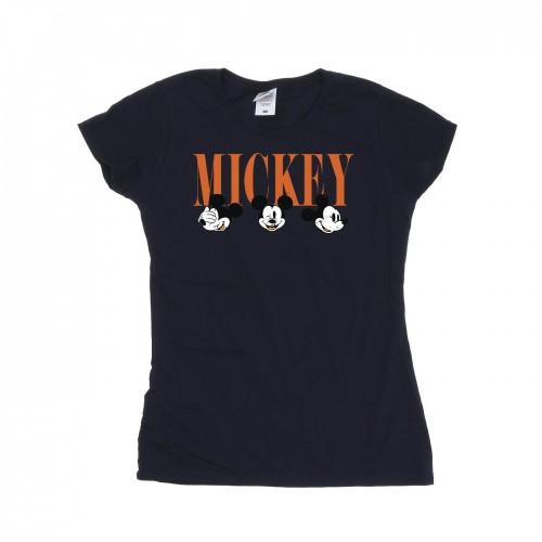 

Disney Womens/Ladies Mickey Mouse Faces Cotton T-Shirt