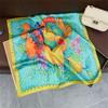 2026 New Fashion Print Silk Hairbands Summer Lemon Scarf Women Elagant Bandana Neck Kerchief Head Bands Foulard Female Scarfs